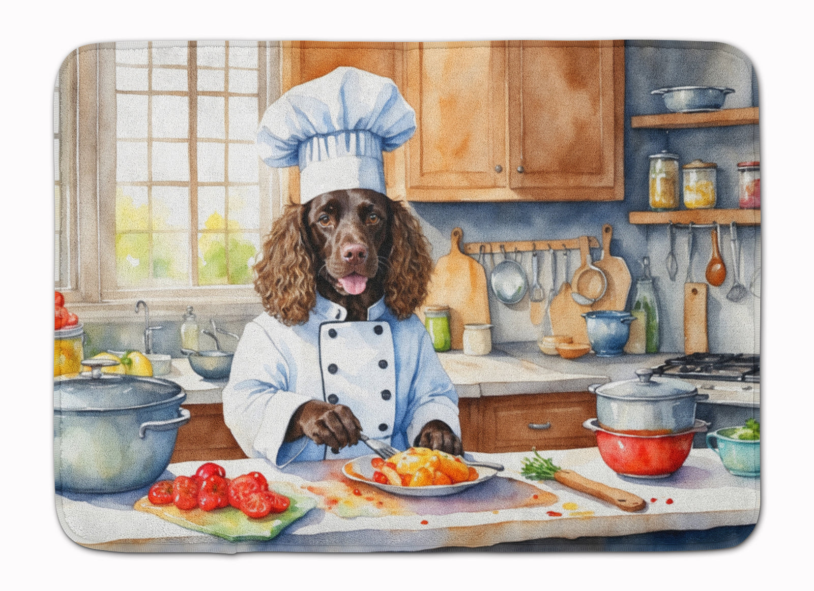 Buy this American Water Spaniel The Chef Memory Foam Kitchen Mat