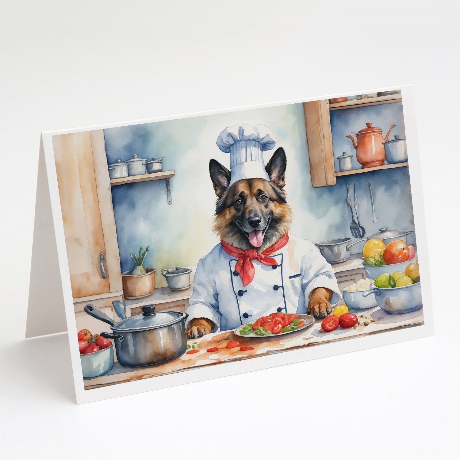 Buy this Belgian Tervuren The Chef Greeting Cards Pack of 8