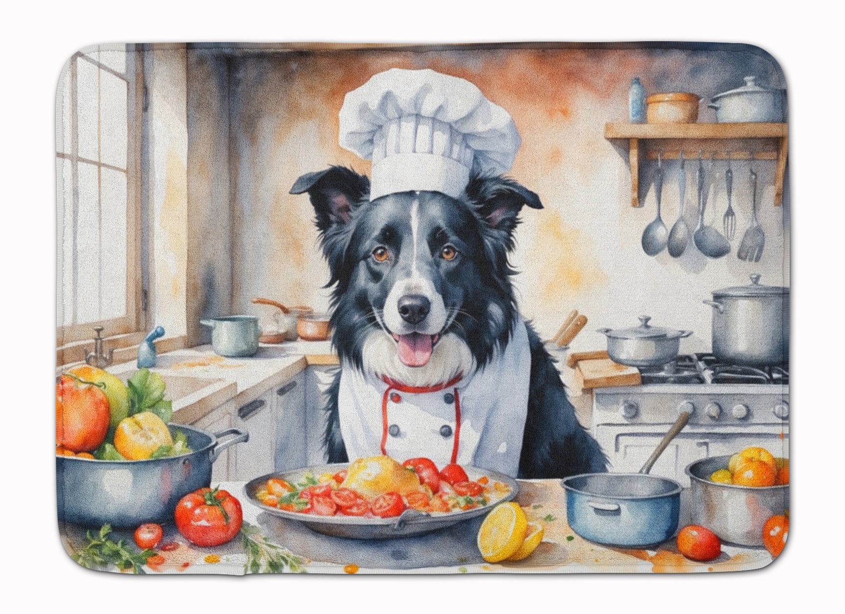 Buy this Border Collie The Chef Memory Foam Kitchen Mat
