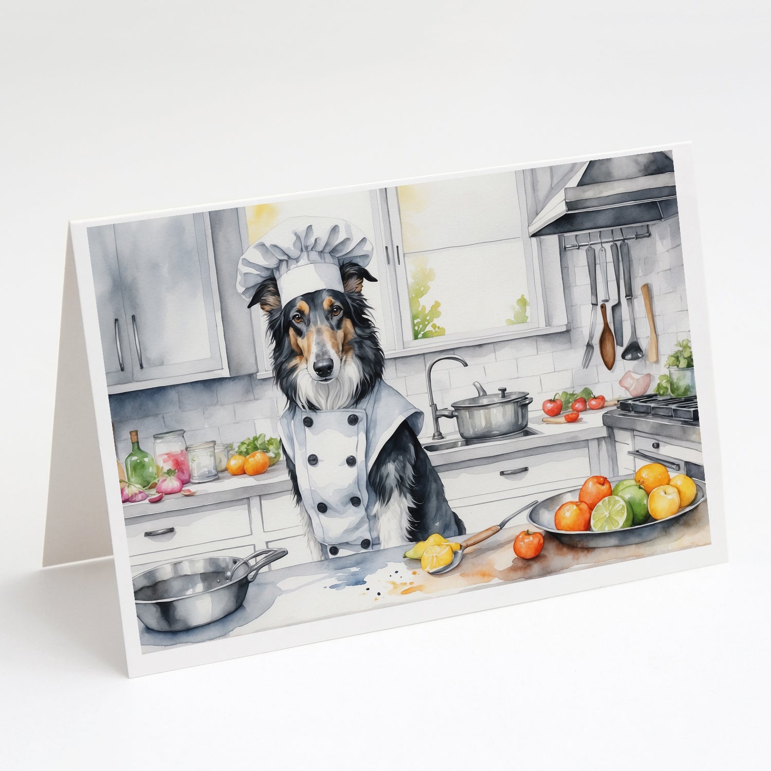 Buy this Borzoi The Chef Greeting Cards Pack of 8