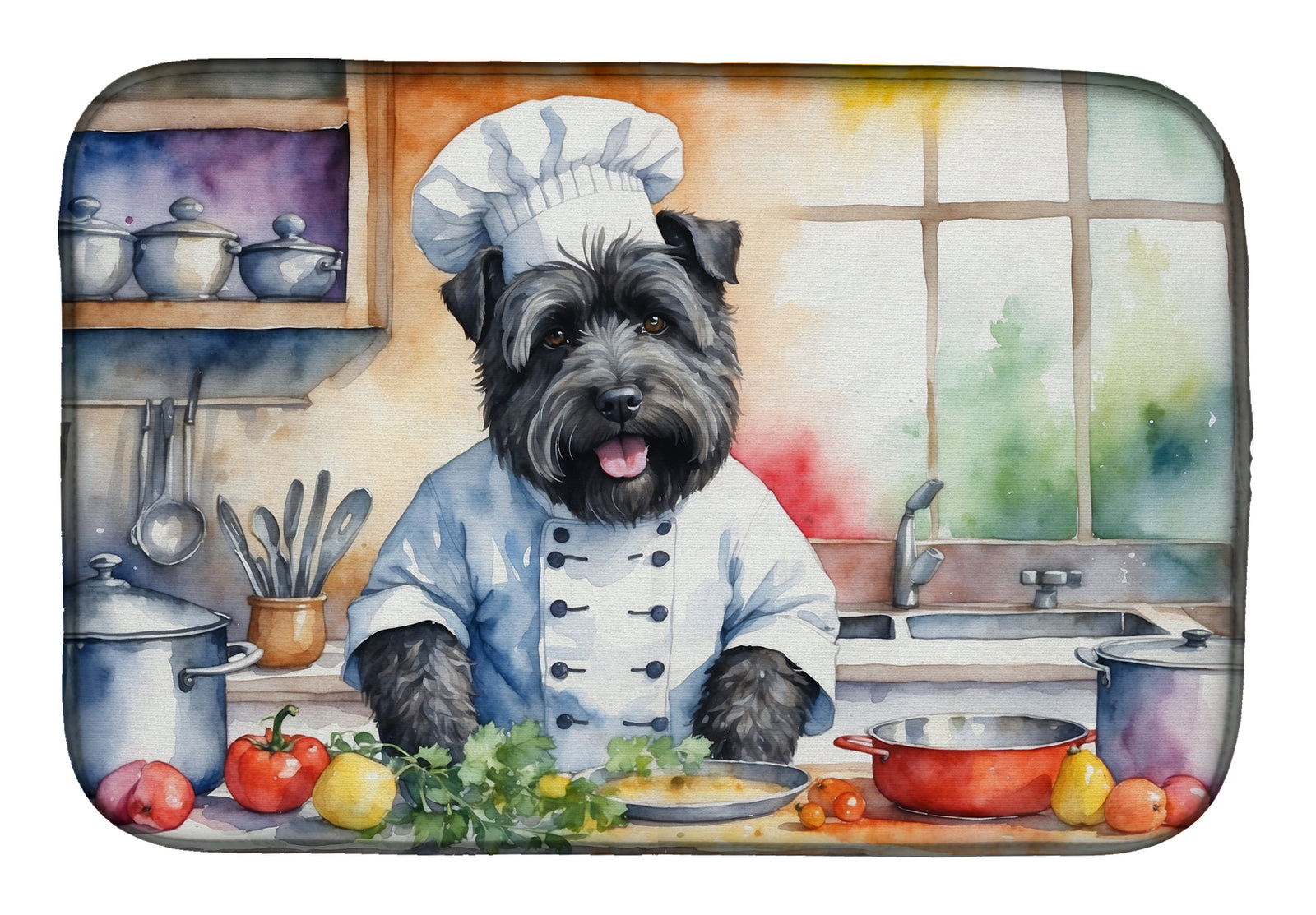 Buy this Bouvier des Flandres The Chef Dish Drying Mat