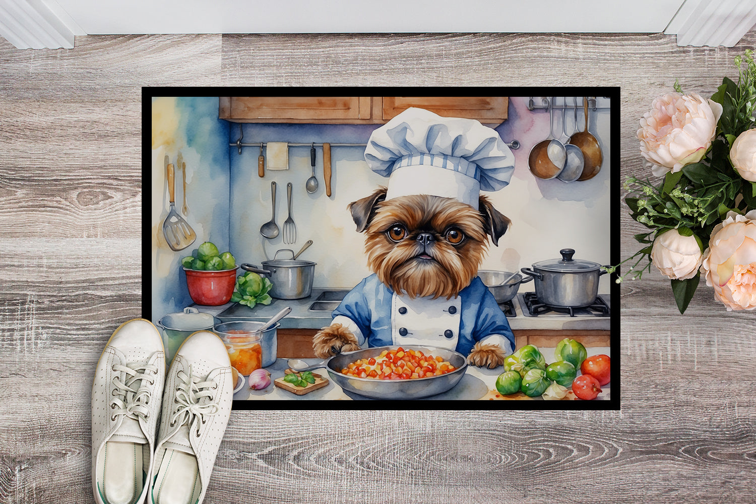 Buy this Brussels Griffon The Chef Doormat