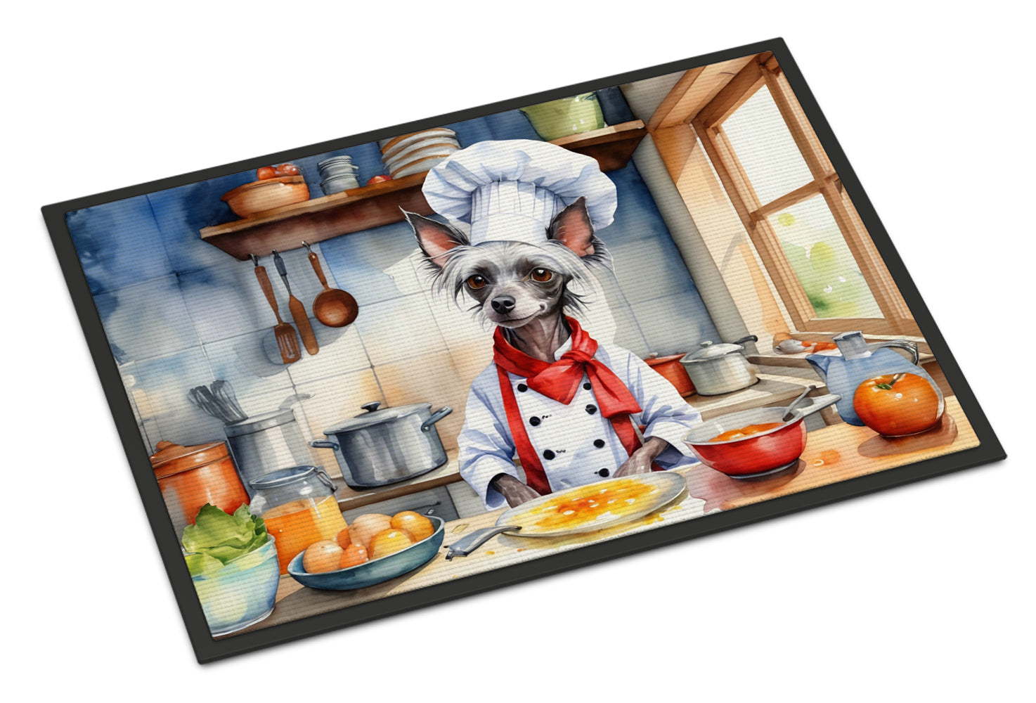 Buy this Chinese Crested The Chef Doormat