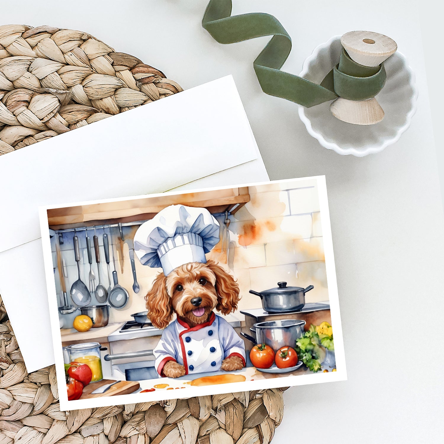 Buy this Cockapoo The Chef Greeting Cards Pack of 8