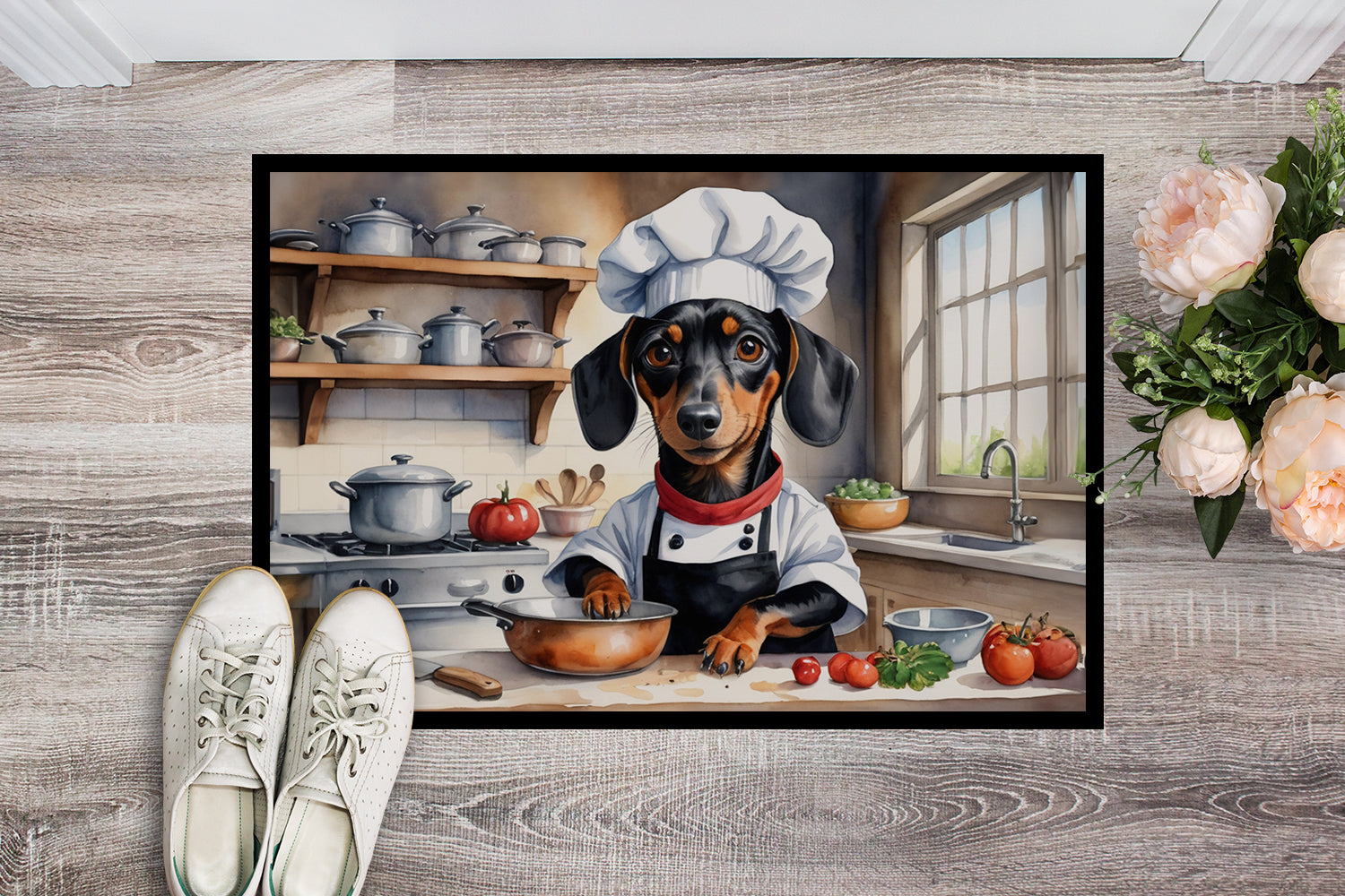 Buy this Dachshund The Chef Doormat
