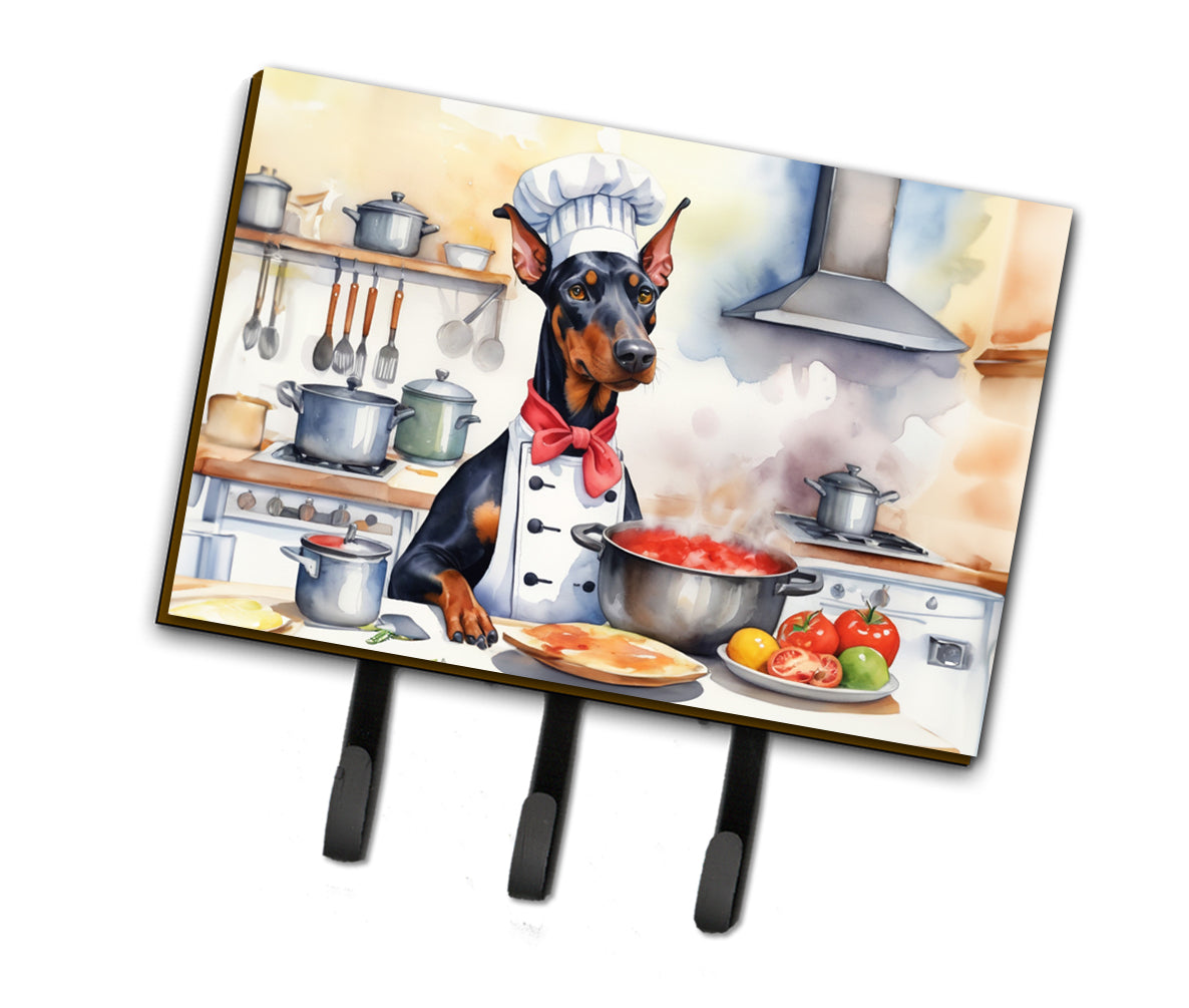 Buy this Doberman Pinscher The Chef Leash or Key Holder