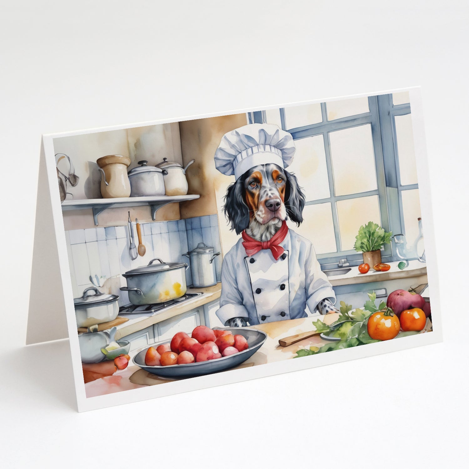 Buy this English Setter The Chef Greeting Cards Pack of 8