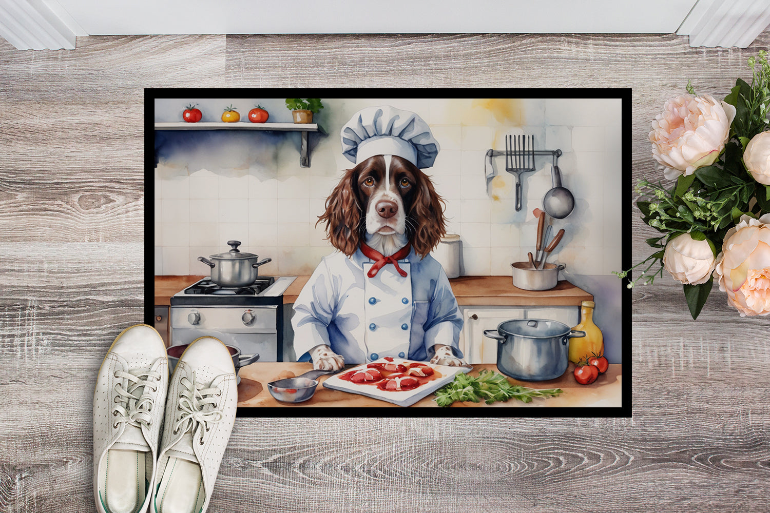 Buy this English Springer Spaniel The Chef Doormat