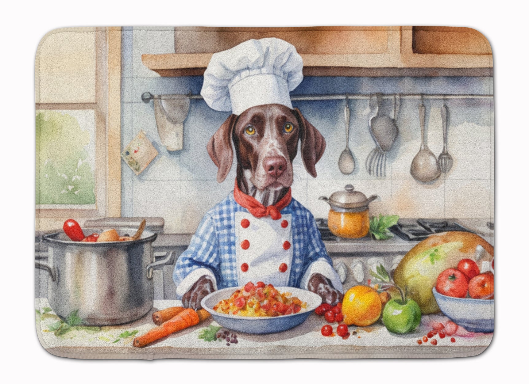 Buy this German Shorthaired Pointer The Chef Memory Foam Kitchen Mat