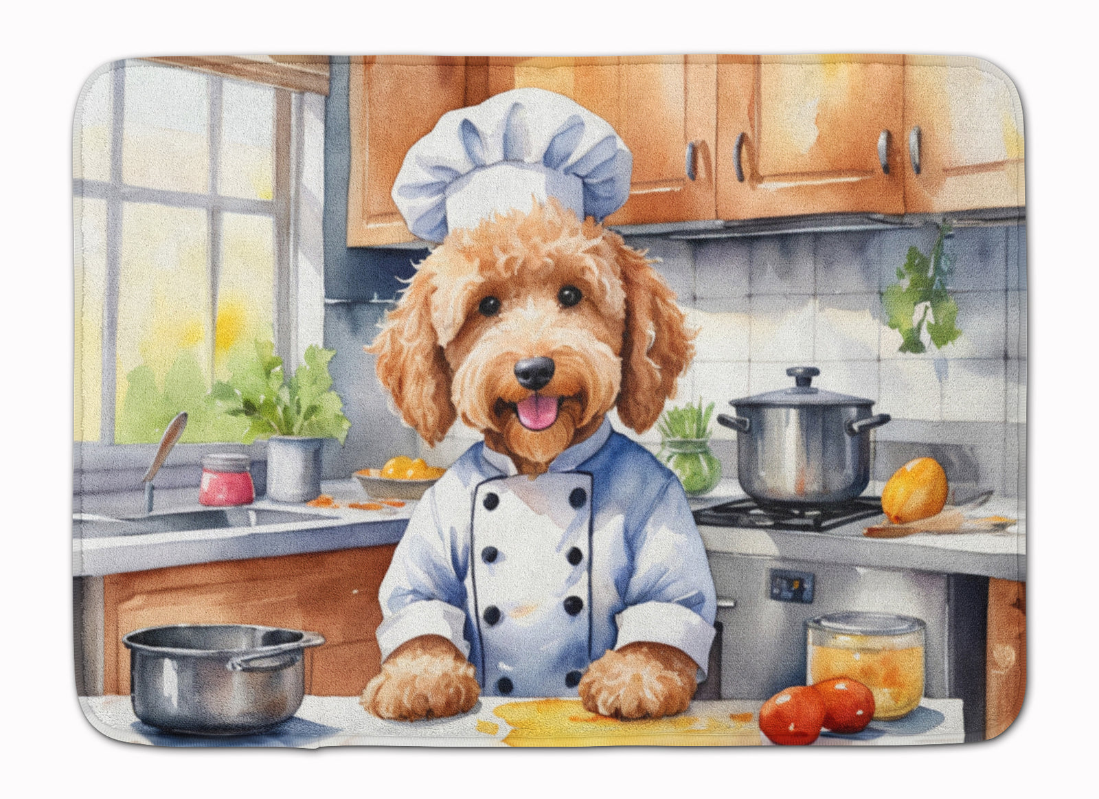 Buy this Goldendoodle The Chef Memory Foam Kitchen Mat