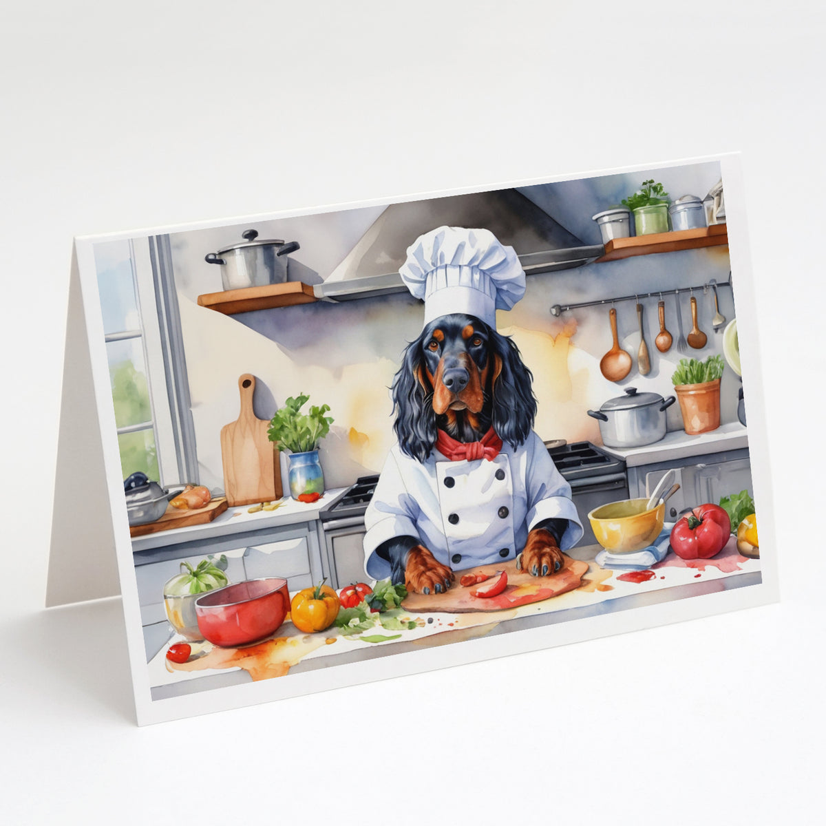 Buy this Gordon Setter The Chef Greeting Cards Pack of 8