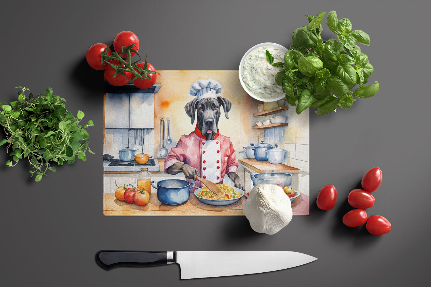 Buy this Great Dane The Chef Glass Cutting Board