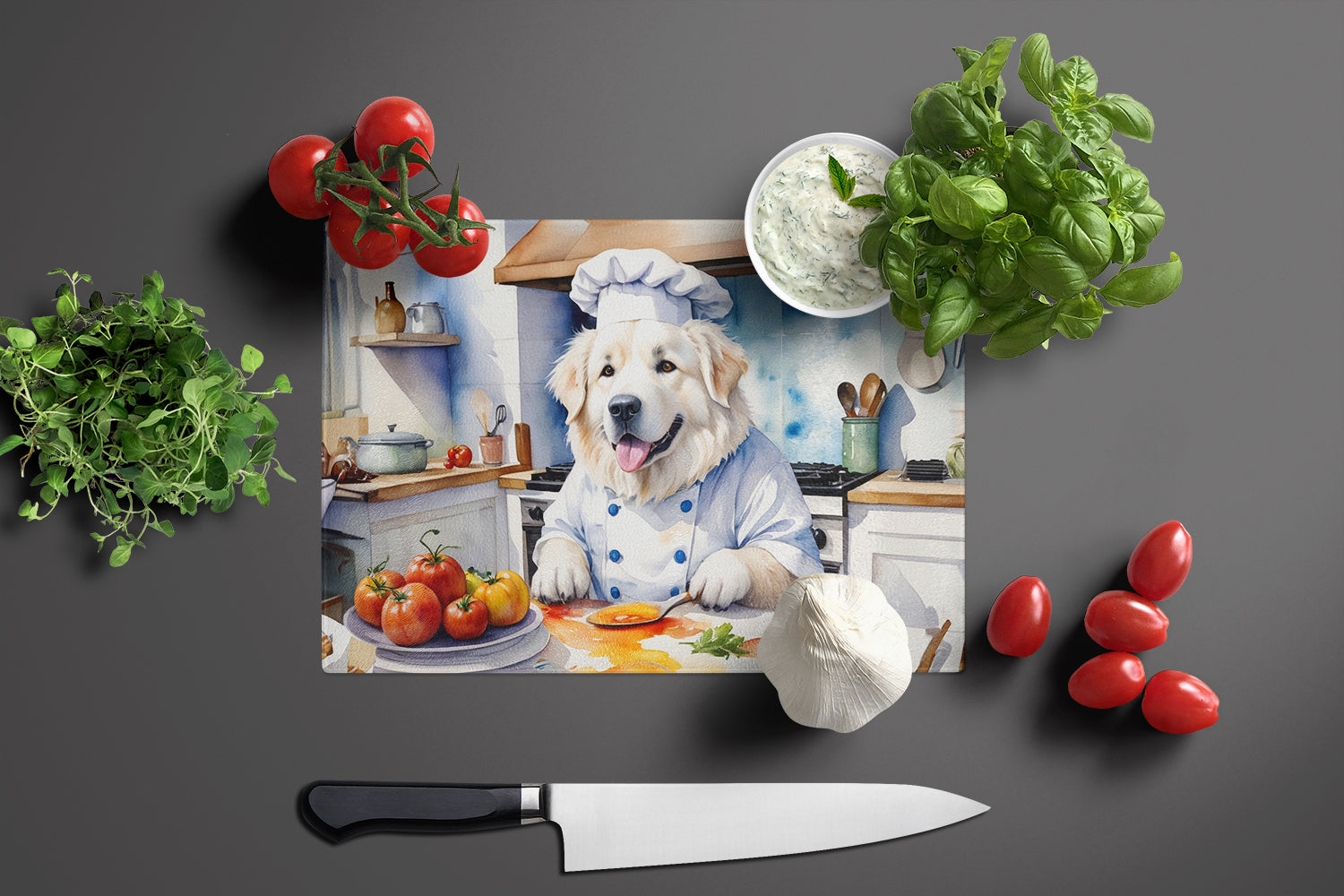 Buy this Great Pyrenees The Chef Glass Cutting Board