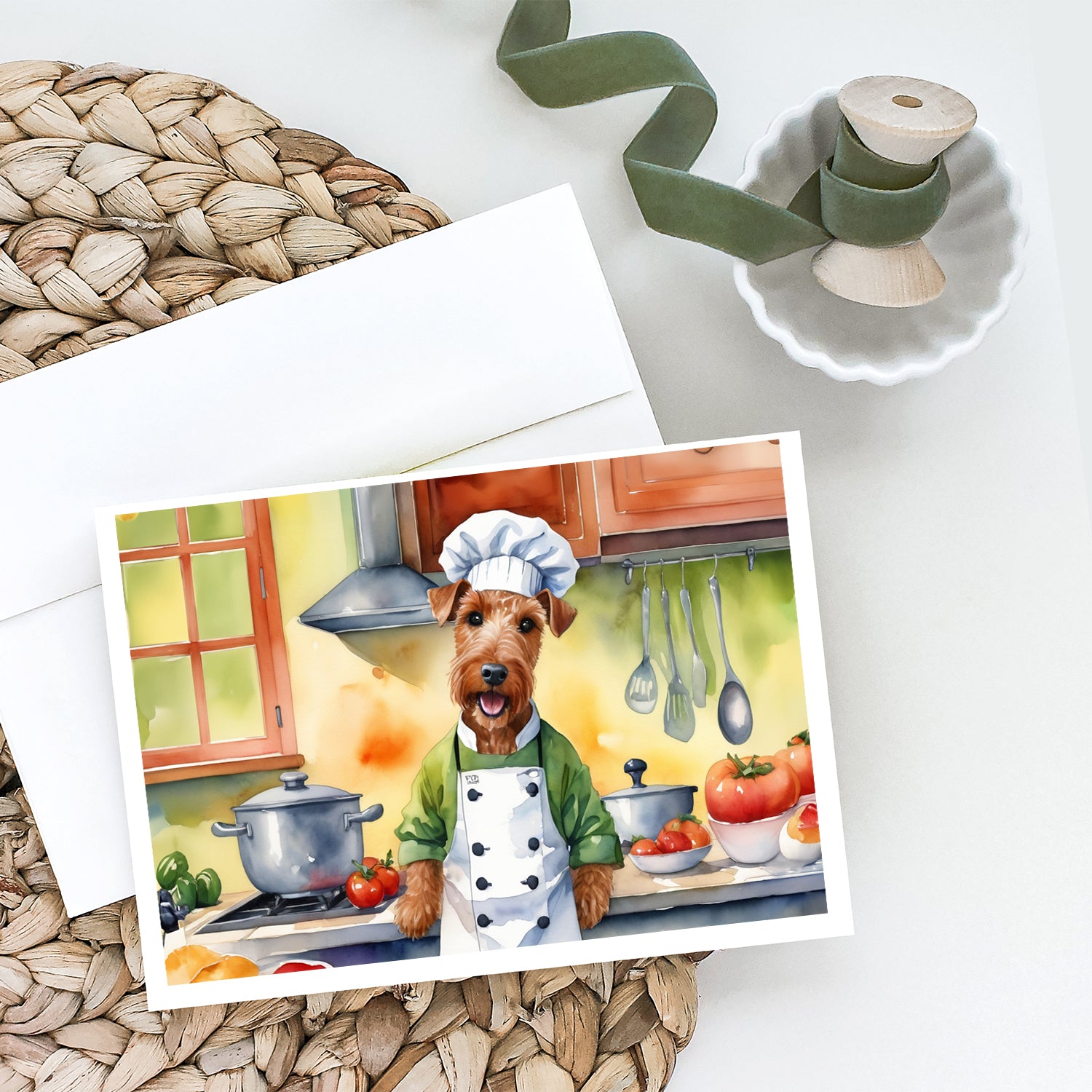 Buy this Irish Terrier The Chef Greeting Cards Pack of 8
