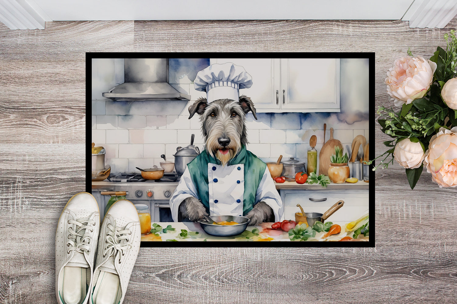 Buy this Irish Wolfhound The Chef Doormat