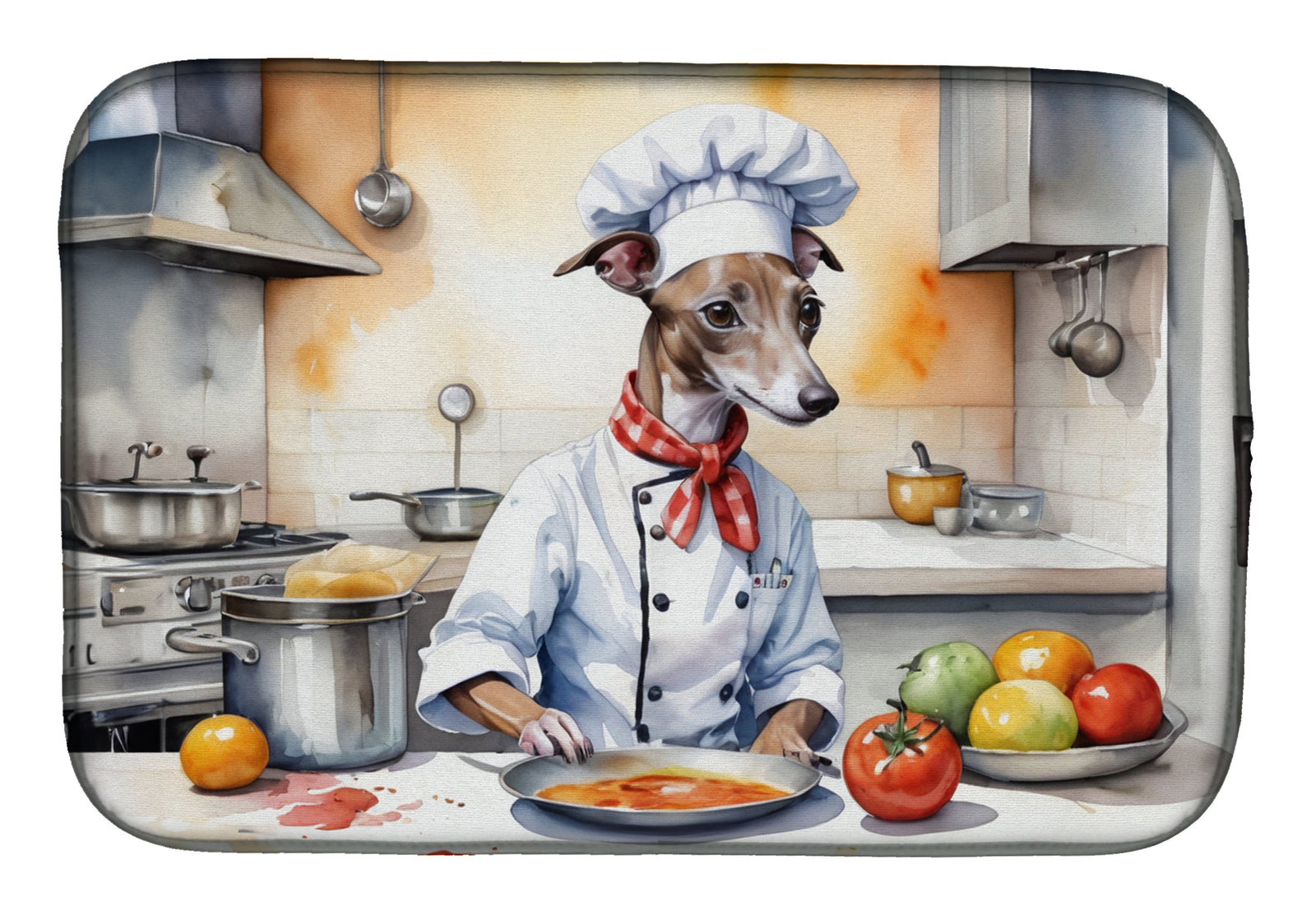 Buy this Italian Greyhound The Chef Dish Drying Mat