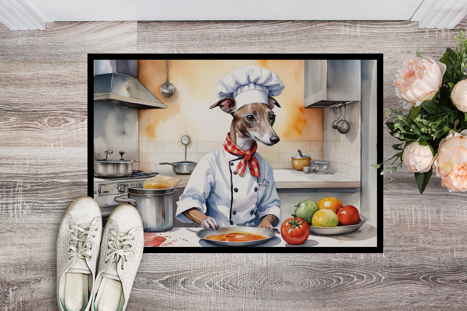 Italian Greyhound The Chef Doormat