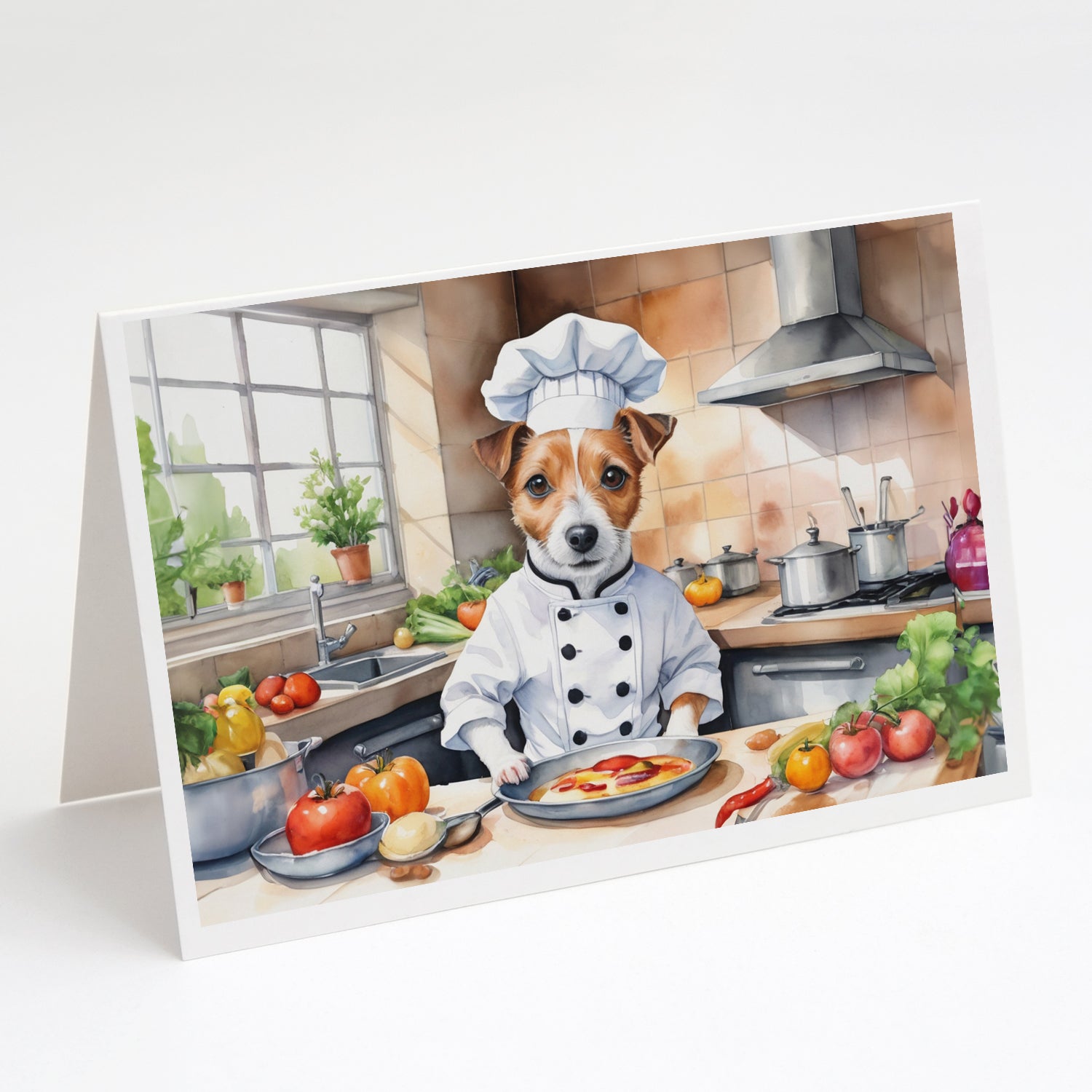Buy this Jack Russell Terrier The Chef Greeting Cards Pack of 8