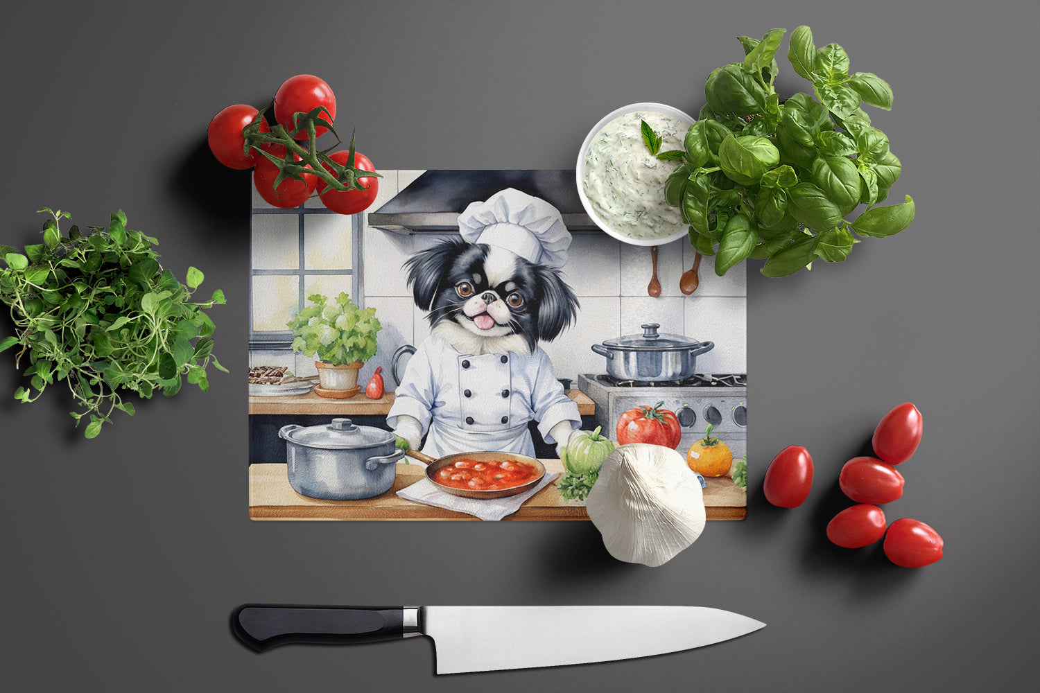 Buy this Japanese Chin The Chef Glass Cutting Board
