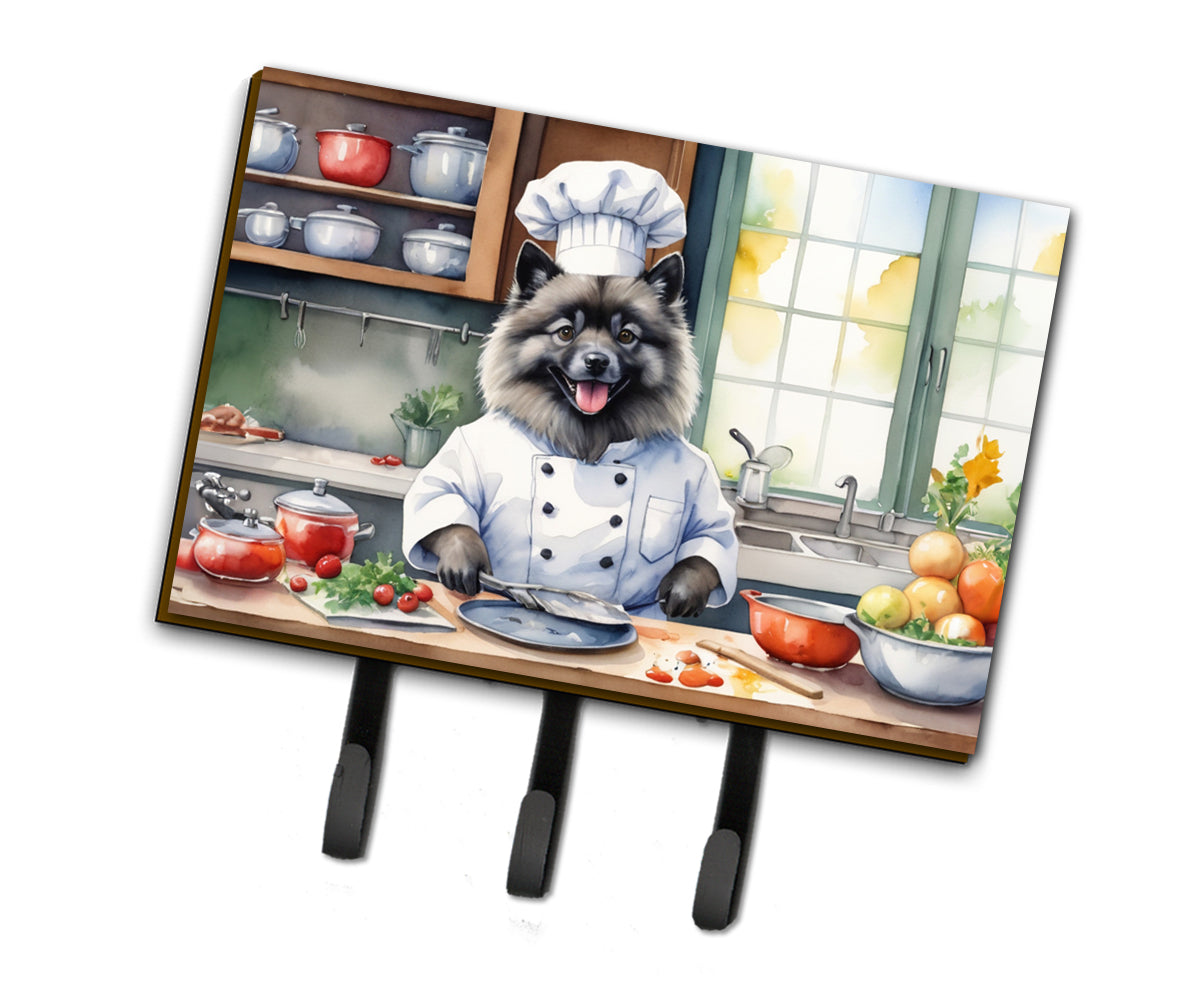 Buy this Keeshond The Chef Leash or Key Holder