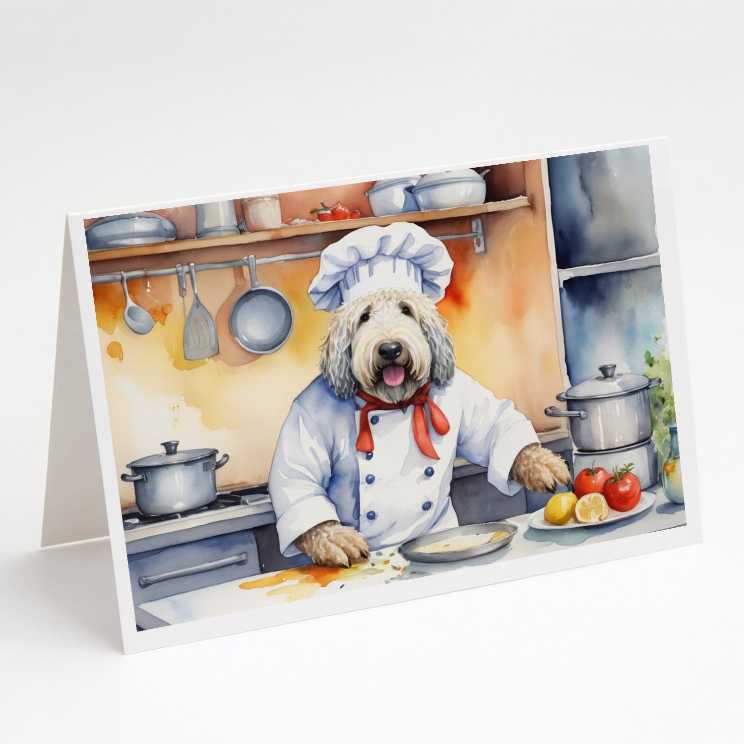 Buy this Komondor The Chef Greeting Cards Pack of 8