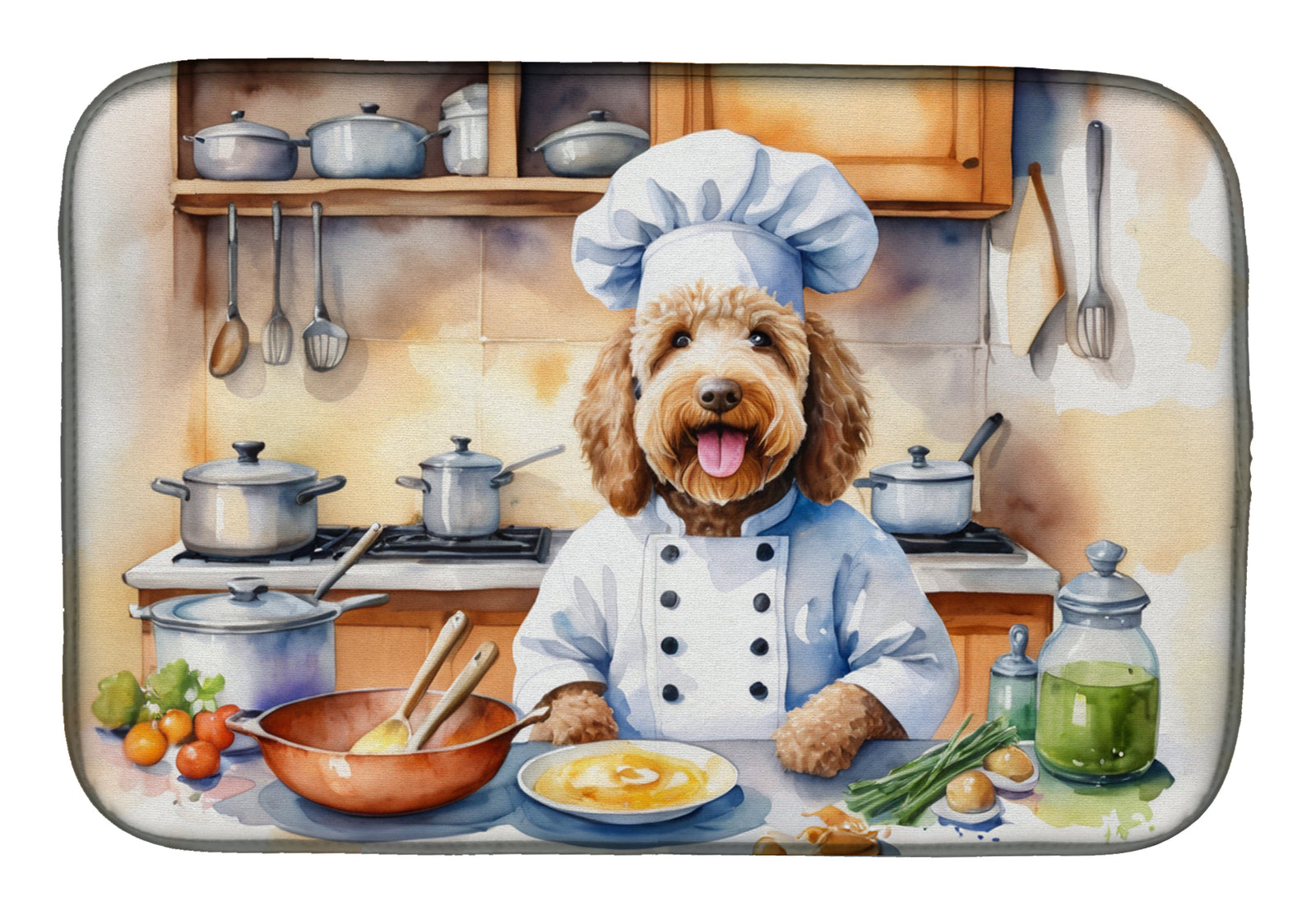 Buy this Labradoodle The Chef Dish Drying Mat