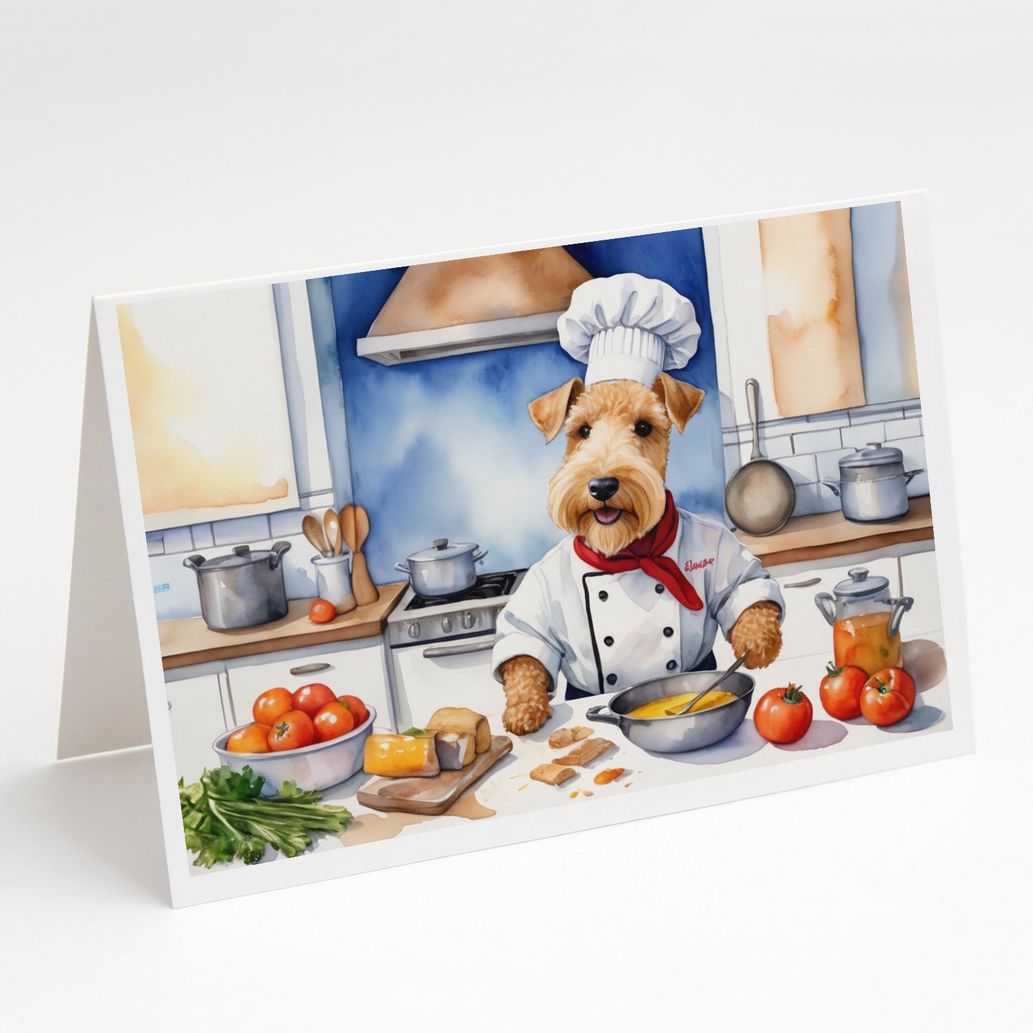 Buy this Lakeland Terrier The Chef Greeting Cards Pack of 8