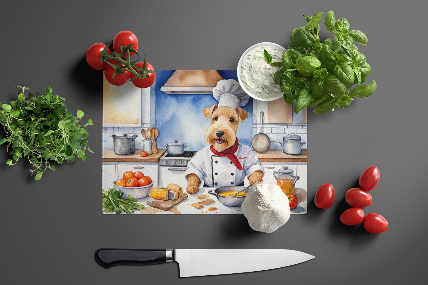 Buy this Lakeland Terrier The Chef Glass Cutting Board