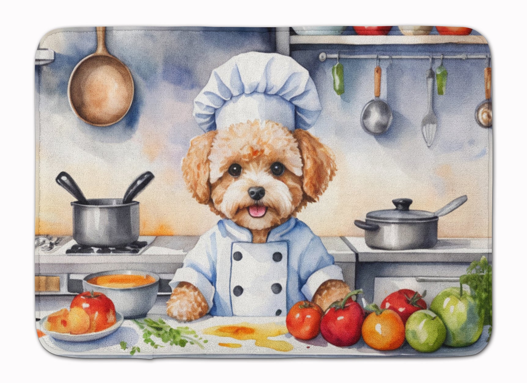 Buy this Maltipoo The Chef Memory Foam Kitchen Mat