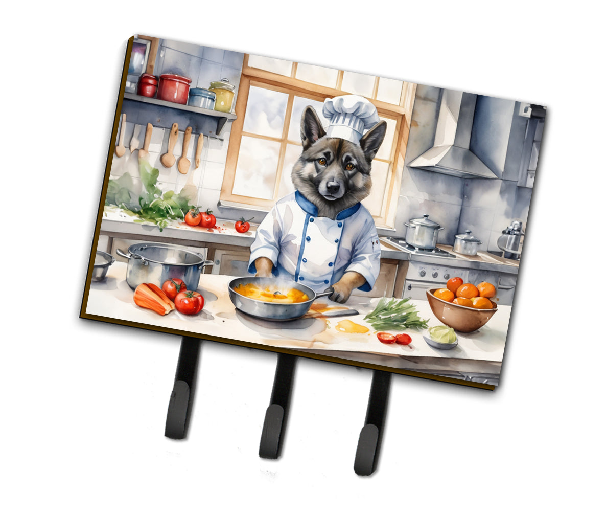 Buy this Norwegian Elkhound The Chef Leash or Key Holder