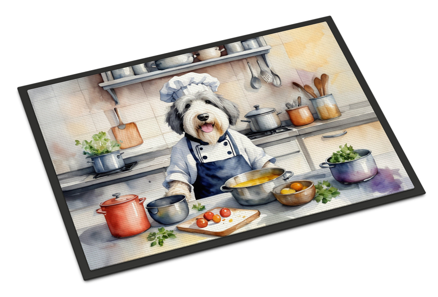 Buy this Old English Sheepdog The Chef Doormat