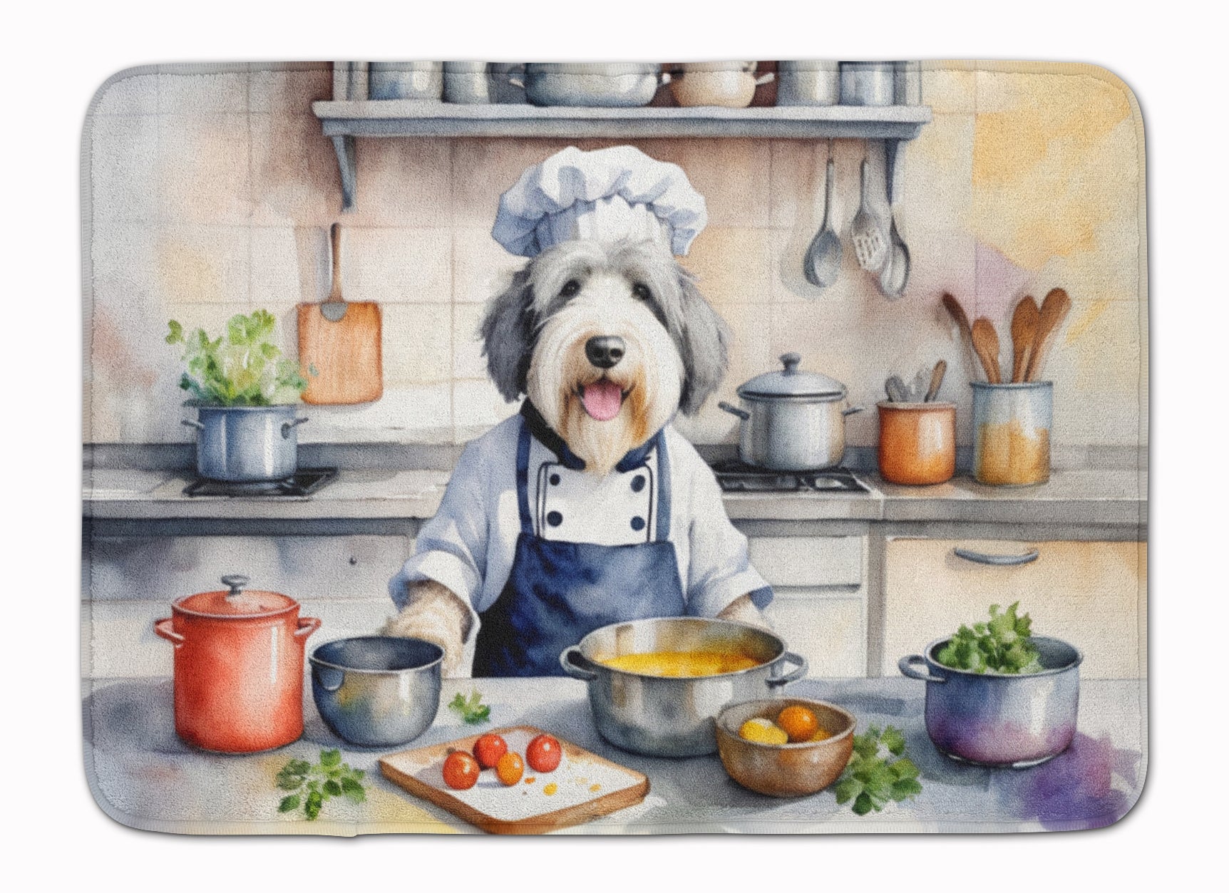 Buy this Old English Sheepdog The Chef Memory Foam Kitchen Mat
