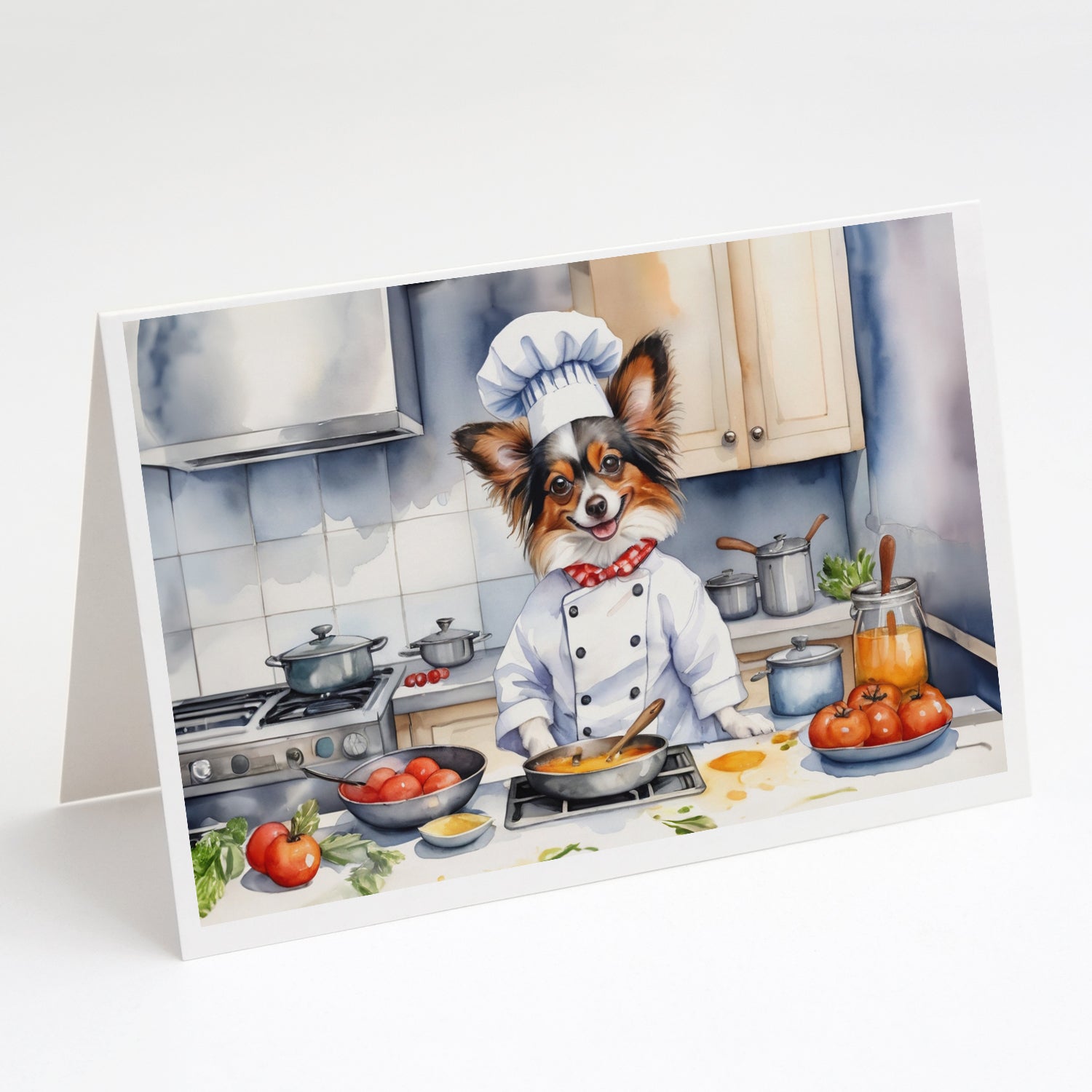 Buy this Papillon The Chef Greeting Cards Pack of 8