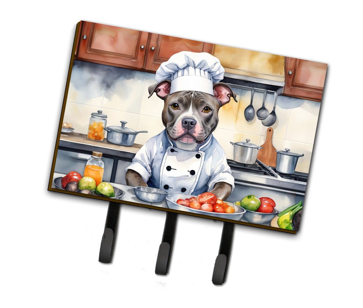 Buy this Pit Bull Terrier The Chef Leash or Key Holder