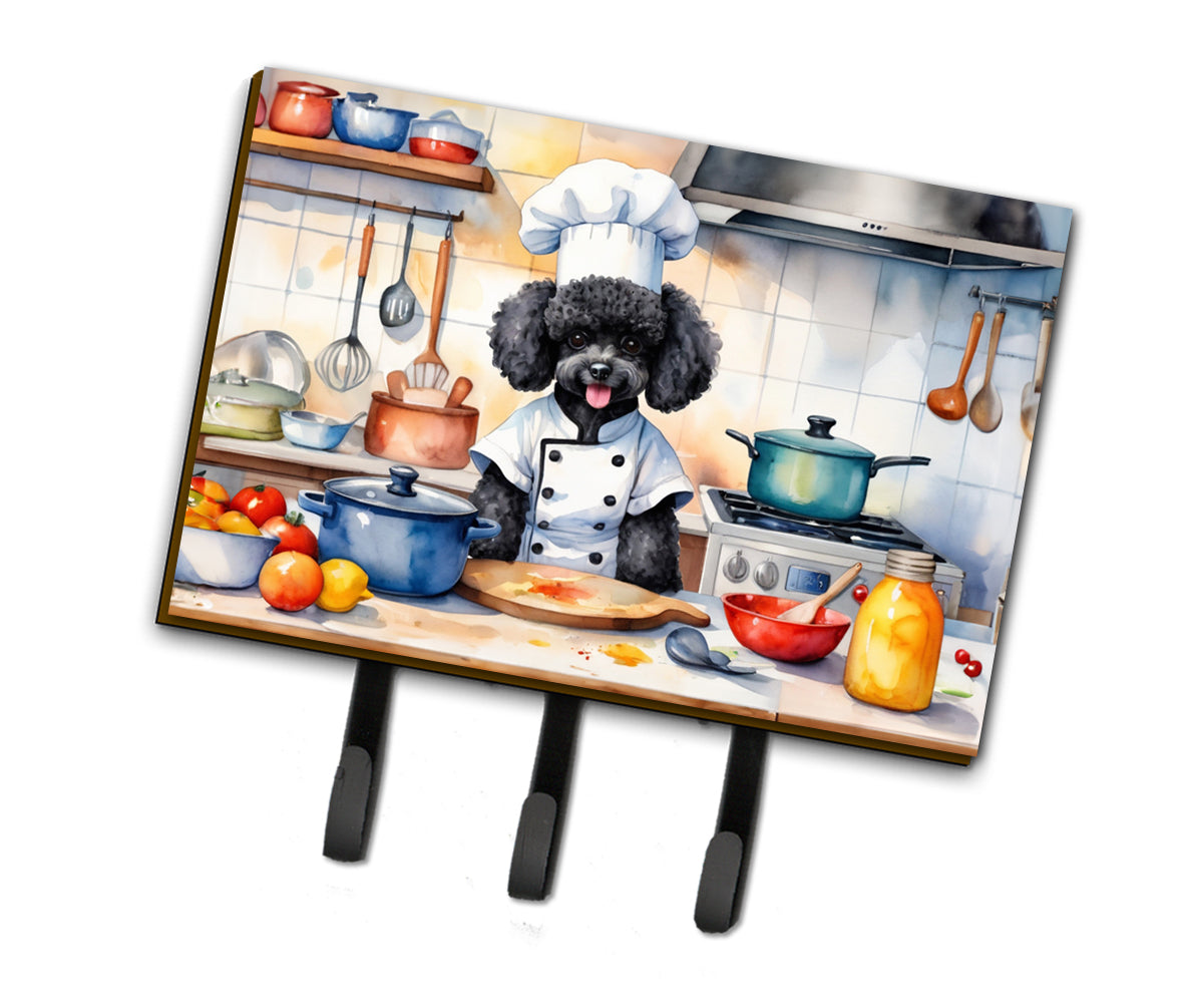 Buy this Black Poodle The Chef Leash or Key Holder