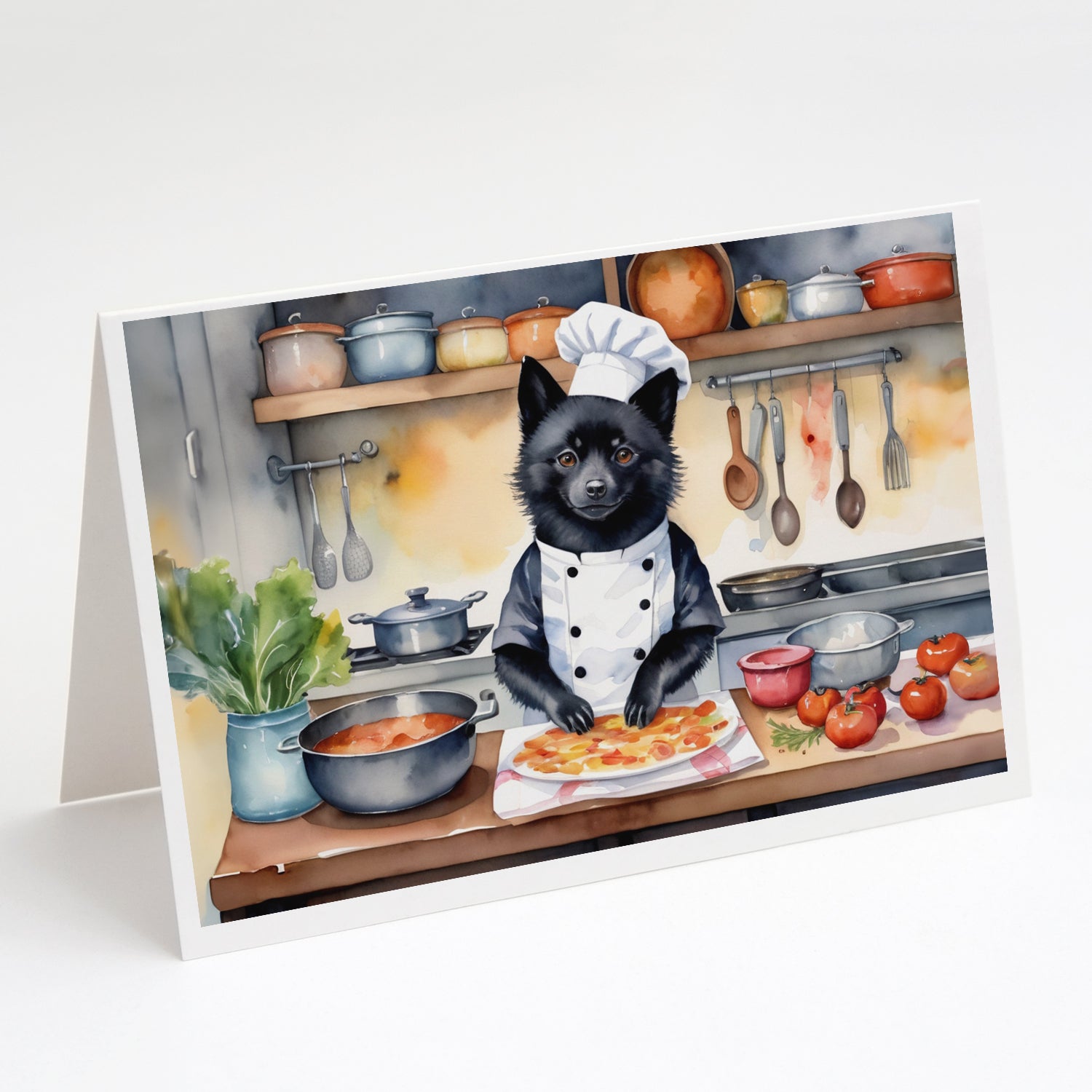 Buy this Schipperke The Chef Greeting Cards Pack of 8