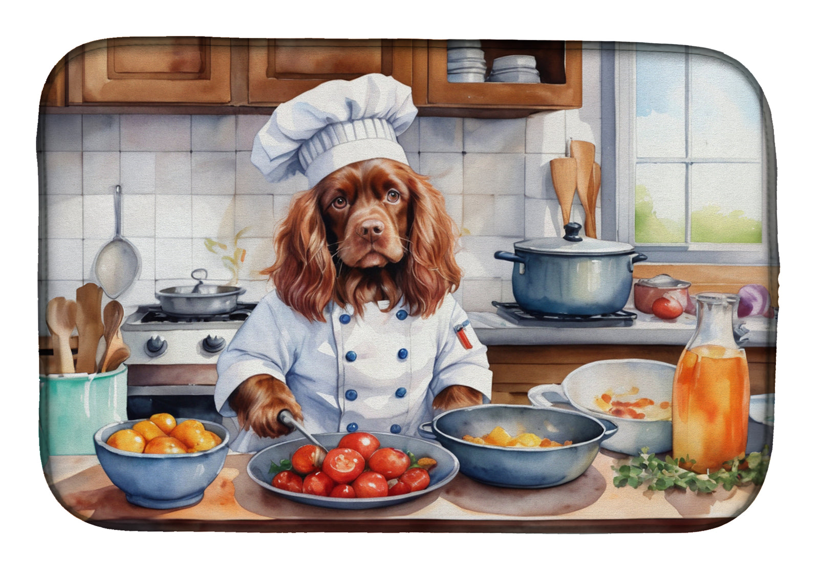 Buy this Sussex Spaniel The Chef Dish Drying Mat