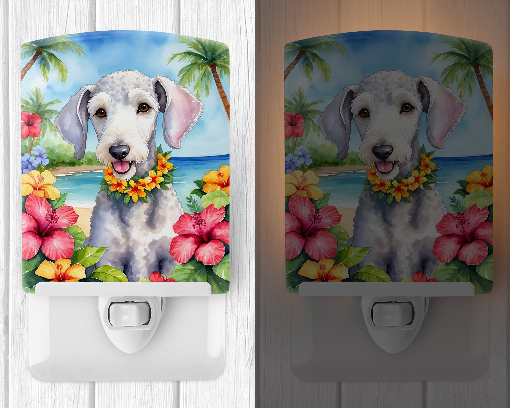 Buy this Bedlington Terrier Luau Ceramic Night Light