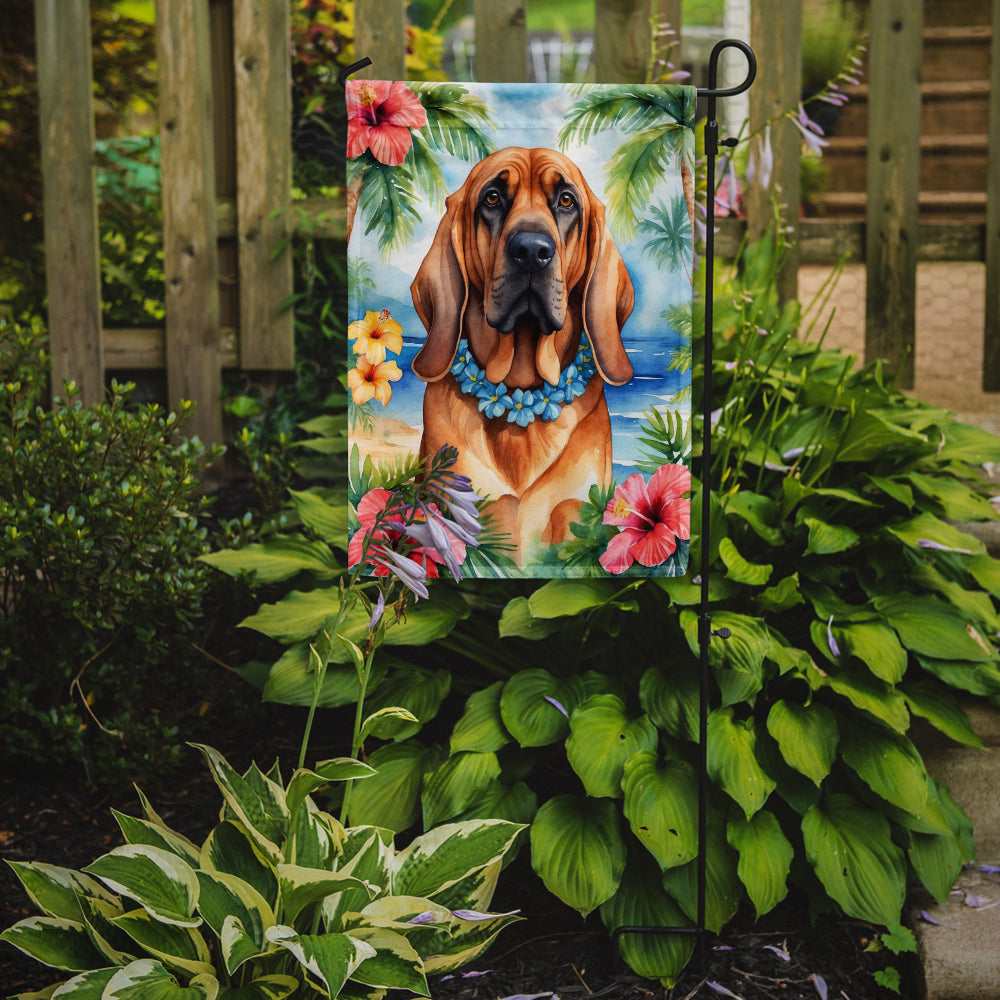Buy this Bloodhound Luau Garden Flag