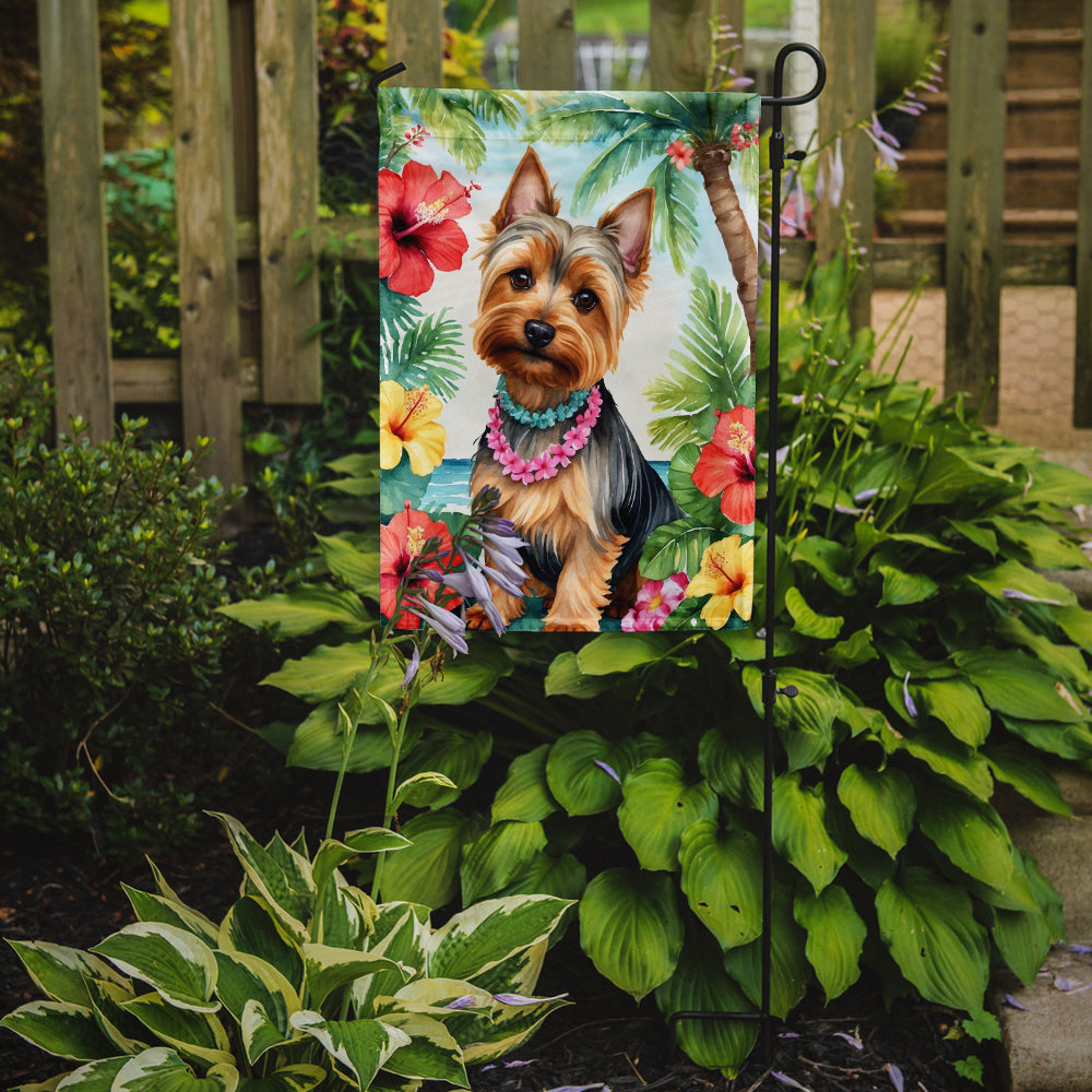 Buy this Silky Terrier Luau Garden Flag
