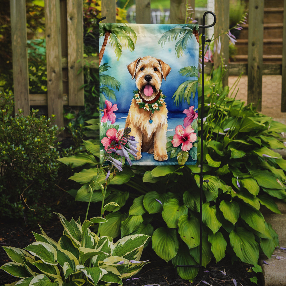 Buy this Wheaten Terrier Luau Garden Flag