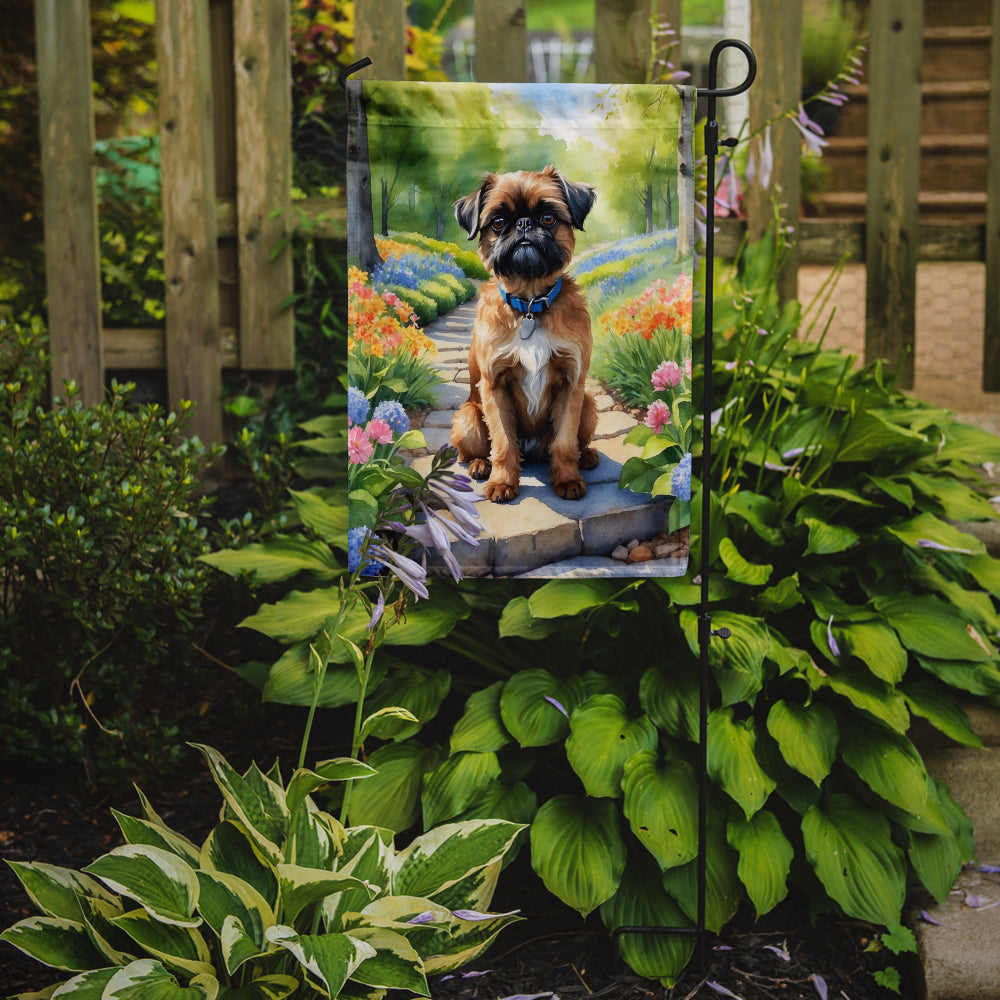 Buy this Brussels Griffon Spring Path Garden Flag