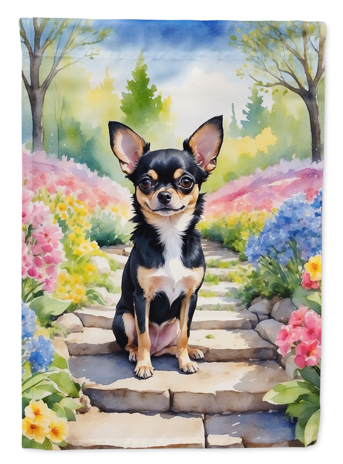 Buy this Chihuahua Spring Path House Flag