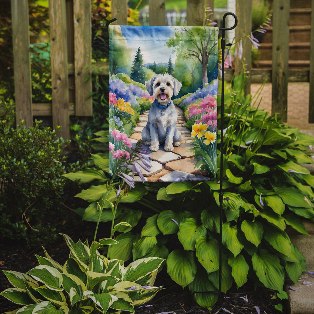 Dandie Dinmont Terrier Spring Path Garden Flag