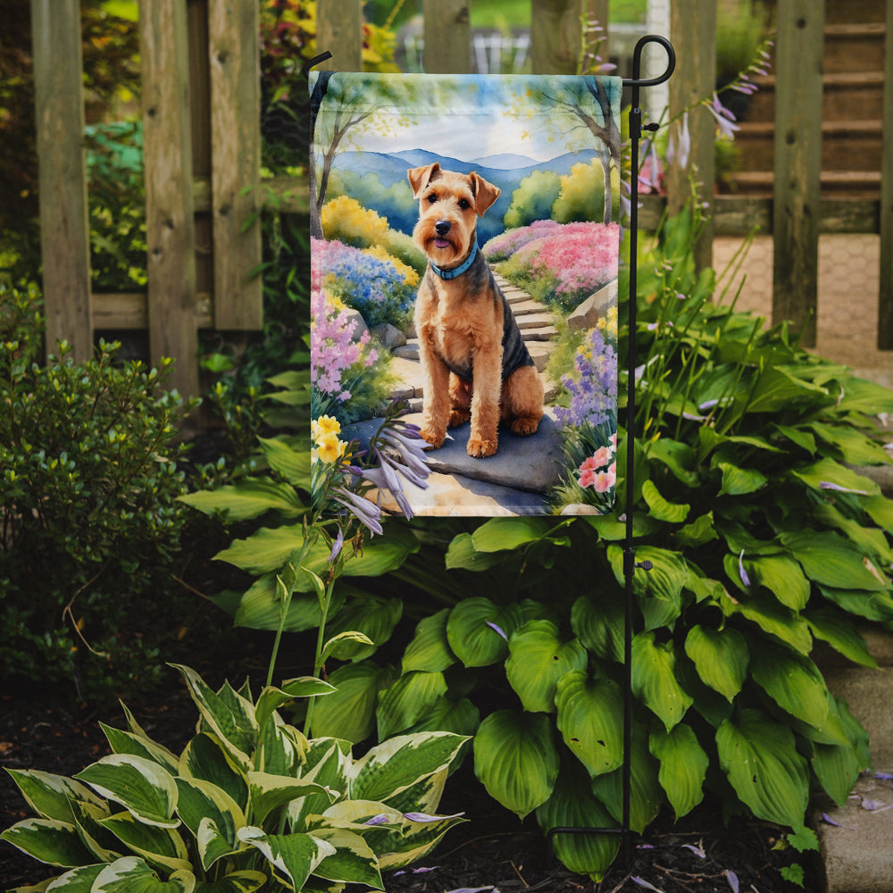 Buy this Lakeland Terrier Spring Path Garden Flag
