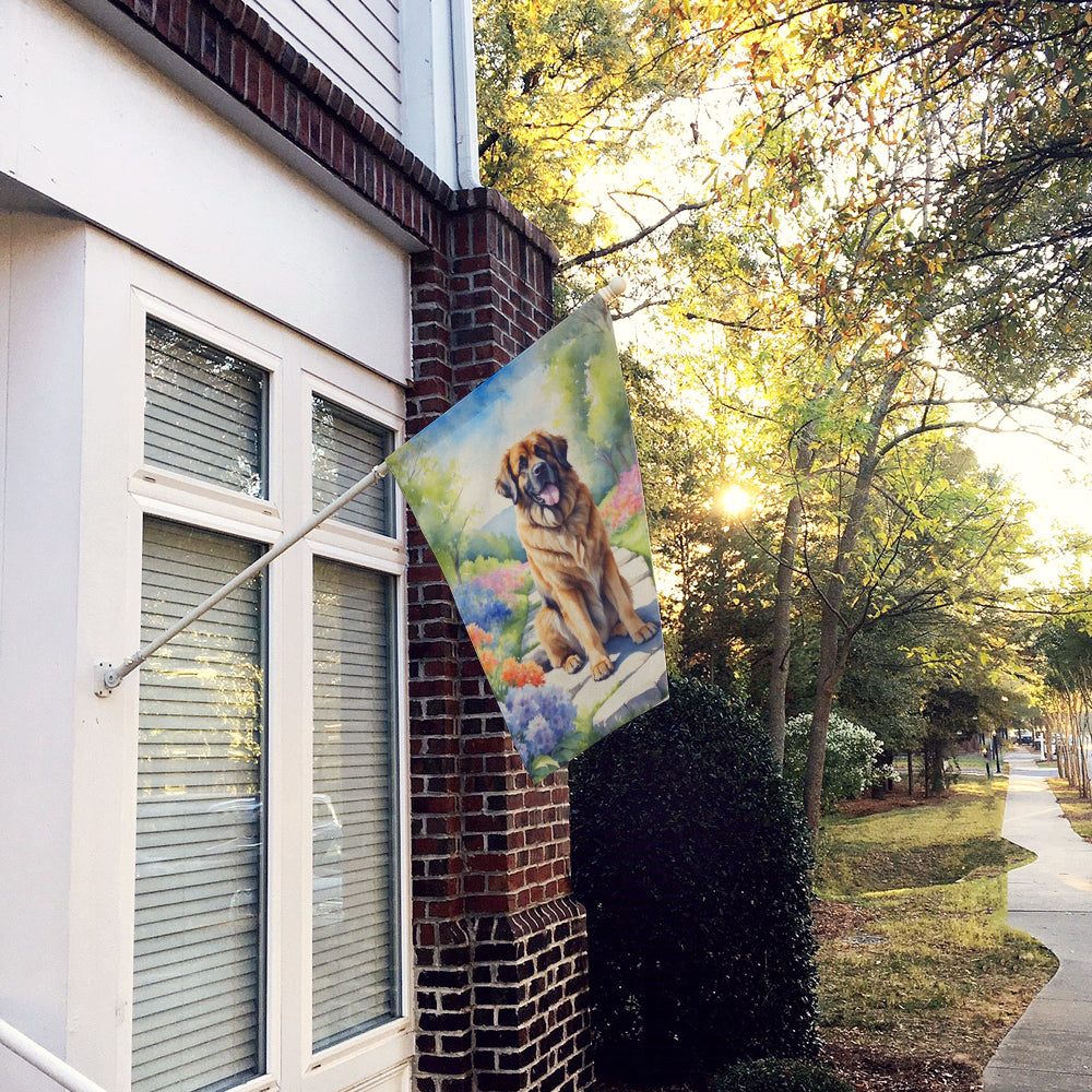 Leonberger Spring Path House Flag
