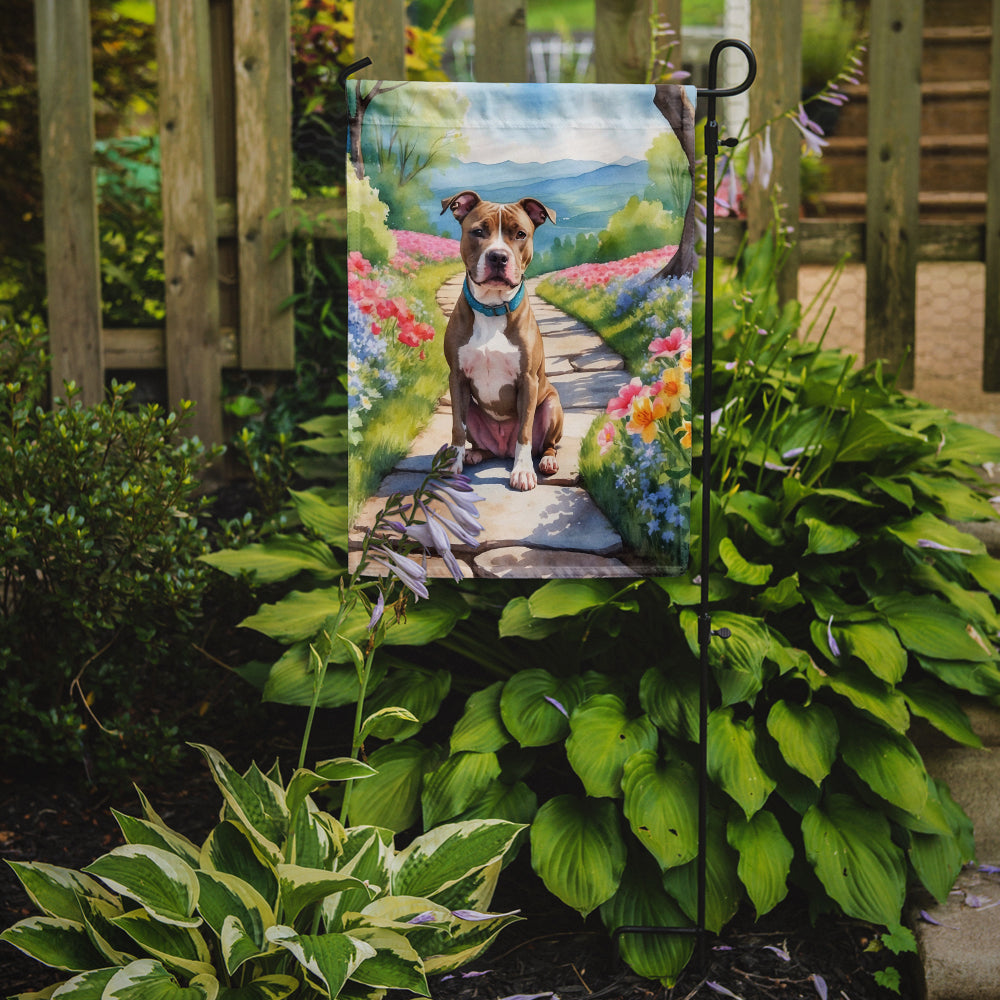 Buy this Pit Bull Terrier Spring Path Garden Flag