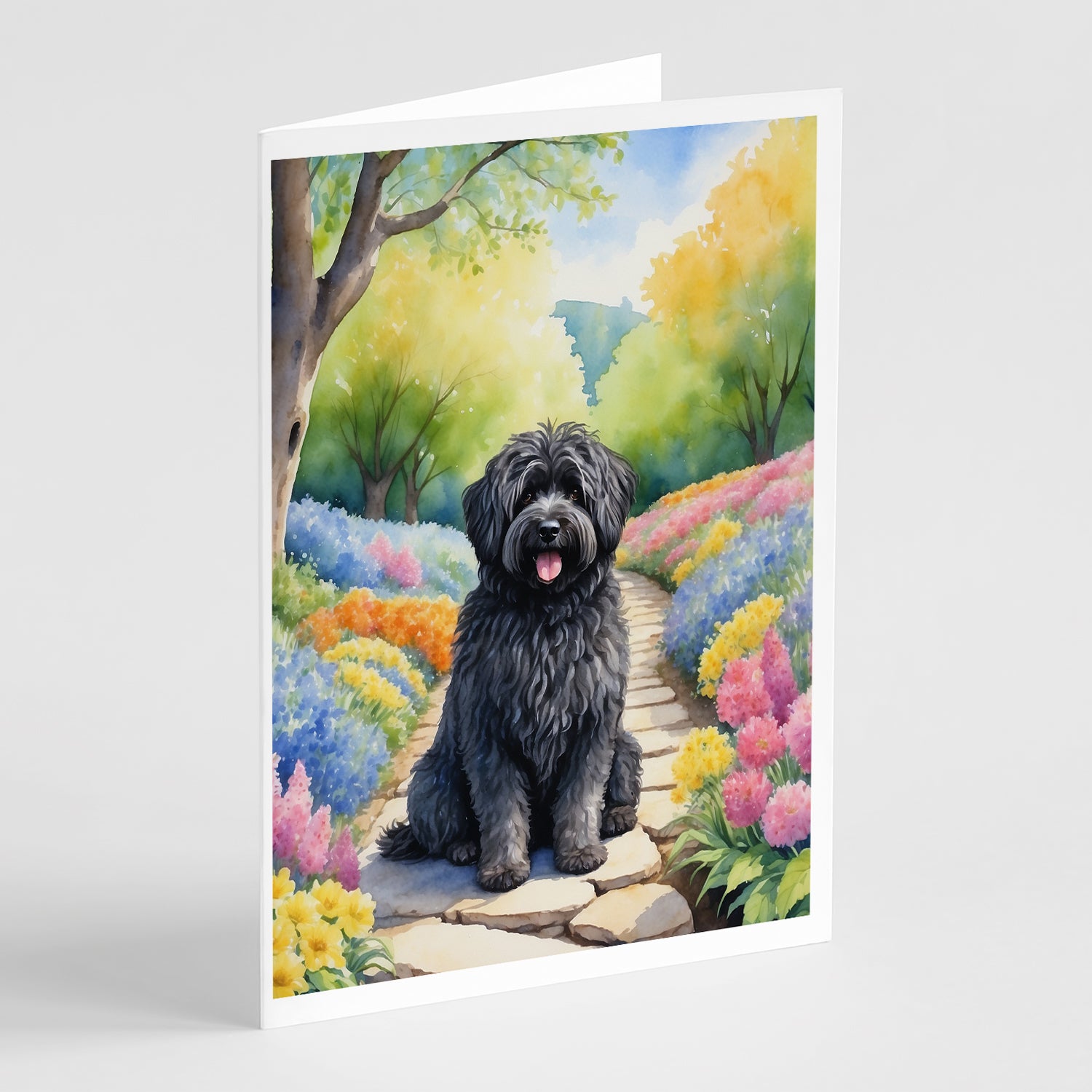Buy this Puli Spring Path Greeting Cards Pack of 8