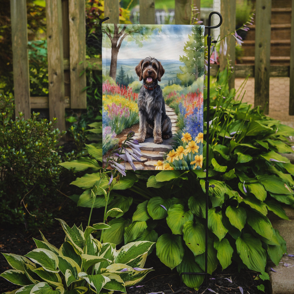 Buy this Wirehaired Pointing Griffon Spring Path Garden Flag