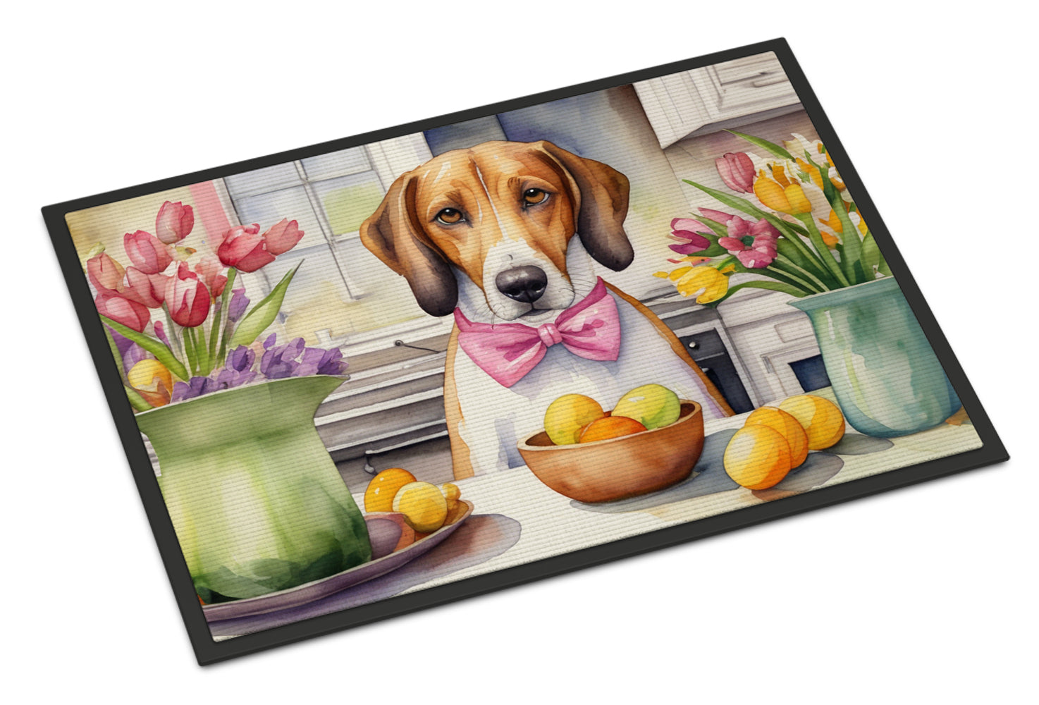 Buy this Decorating Easter American Foxhound Doormat
